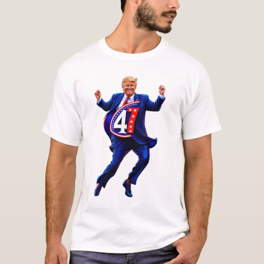 Donald Trump 2024 Presidential 47 Winnaar T-shirt (Voorkant)