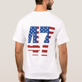Donald Trump 2024 Presidential 47 Winnaar T-shirt (Achterkant)