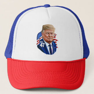 Donald Trump 2024 Presidential 47 Winnaar Trucker Pet