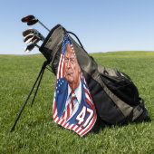 Donald Trump 2024 Presidential 47 Winnaar - Vereni Golfhanddoek (Groen)