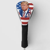 Donald Trump 2024 Presidential 47 Winnaar - Vereni Golfheadcover (Voorkant)
