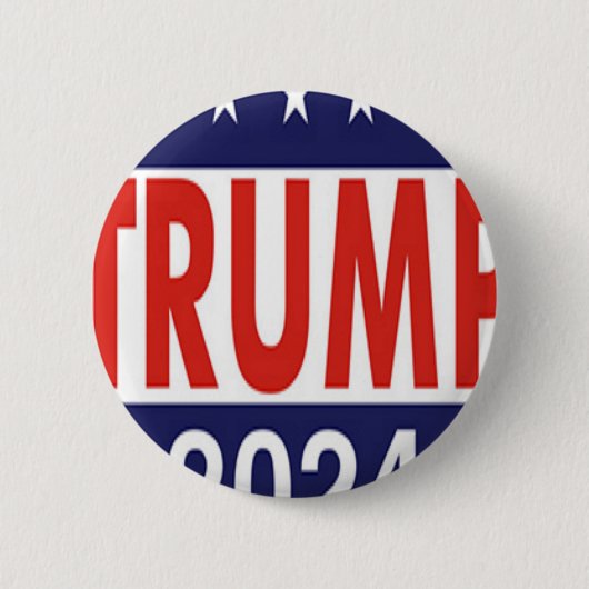 Donald Trump 2024 Ronde Button 5,7 Cm (Voorkant)