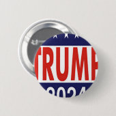 Donald Trump 2024 Ronde Button 5,7 Cm (Voorkant /achterkant)