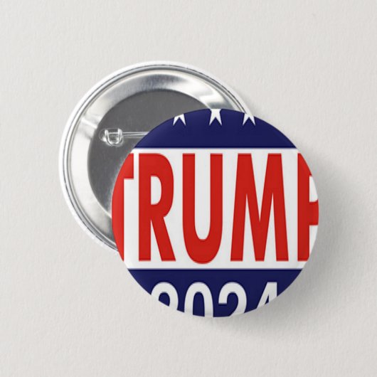 Donald Trump 2024 Ronde Button 5,7 Cm (Voorkant /achterkant)