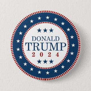 Donald Trump 2024 Ronde Button 7,6 Cm
