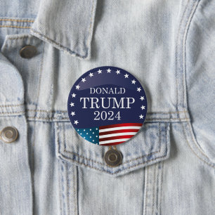 Donald Trump 2024 Ronde Button 7,6 Cm