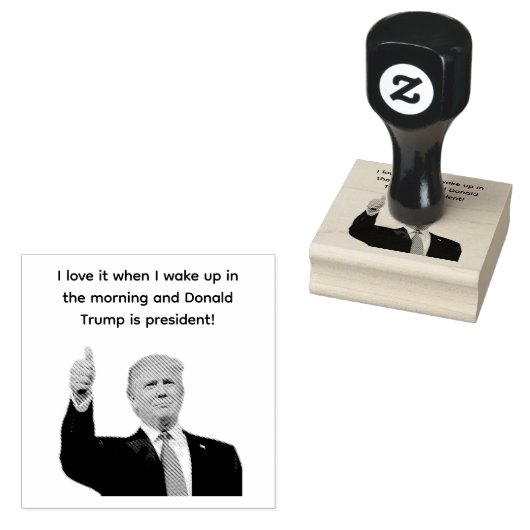 Donald Trump 2024 Rubberstempel (Gestempeld)