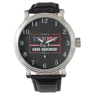 Donald Trump 2024 Save America Gift Horloge