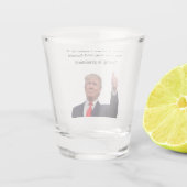 Donald Trump 2024 Shot Glas (Achterkant)