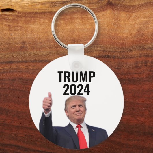 Donald Trump 2024 Sleutelhanger (Achterkant)