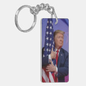 Donald Trump 2024 Sleutelhanger (Voorkant Links)