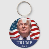 Donald Trump 2024 Sleutelhanger (Voorkant)