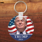 Donald Trump 2024 Sleutelhanger (Voorkant)