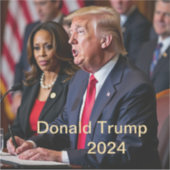 Donald Trump 2024 Sticker (Voorkant)
