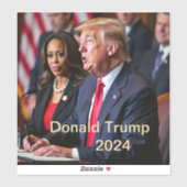 Donald Trump 2024 Sticker (Vel)