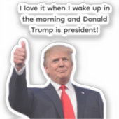 Donald Trump 2024 Sticker (Voorkant)