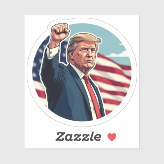 Donald Trump 2024 Sticker (Vel)