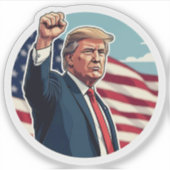 Donald Trump 2024 Sticker (Voorkant)