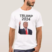 Donald Trump 2024 T-shirt (Voorkant)