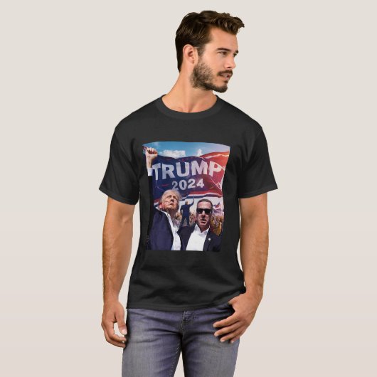 Donald Trump 2024 T Shirt (Voorkant volledig)