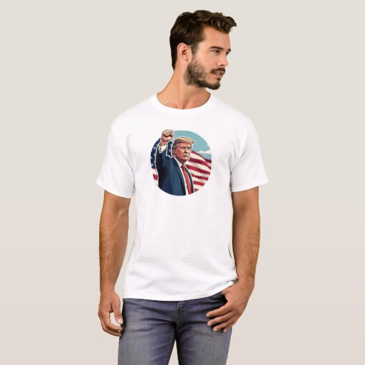 Donald Trump 2024 T-shirt (Voorkant volledig)