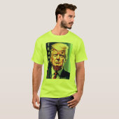 DONALD TRUMP 2024 T-SHIRT - SAFETY GREEN (Voorkant volledig)