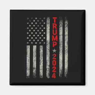 Donald Trump 2024 Take America Back American Flag Magneet