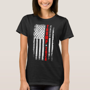 Donald Trump 2024 Take America Back American Flag T-shirt