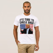 DONALD TRUMP 2024 TIJD AAN CIRCLE TERUG T-SHIRTS (Voorkant volledig)