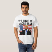 DONALD TRUMP 2024 TIJD AAN CIRCLE TERUG T-SHIRTS (Voorkant volledig)