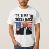 DONALD TRUMP 2024 TIJD AAN CIRCLE TERUG T-SHIRTS (Voorkant)