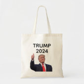 Donald Trump 2024 Tote Bag (Voorkant)