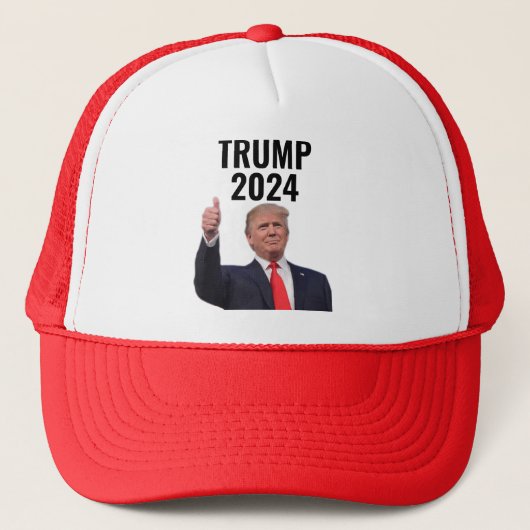 Donald Trump 2024 Trucker Pet (Voorkant)