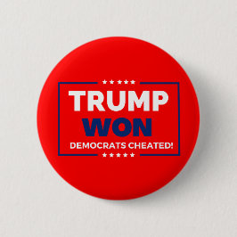 Donald Trump 2024 Trump won Ronde Button 5,7 Cm