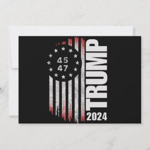 Donald Trump 2024 Verkiezing Stem 45 47 Amerikaans Kaart
