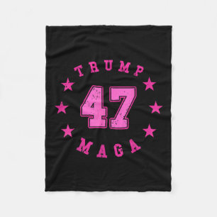 Donald Trump 2024 Verkiezingen 45 47 President Fleece Deken