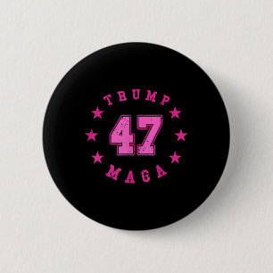 Donald Trump 2024 Verkiezingen 45 47 President Ronde Button 5,7 Cm