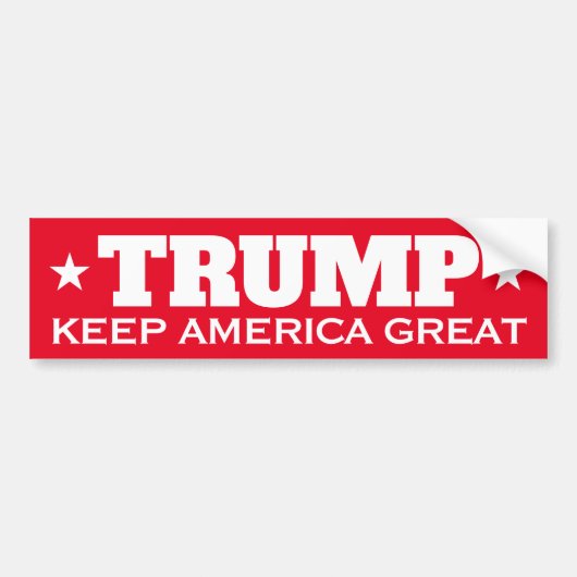 Donald Trump 2024: Verkiezingen houden Amerika gro Bumpersticker (Voorkant)