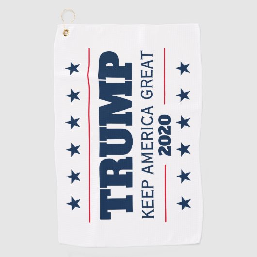 Donald Trump 2024 verkiezingen houden de amerikane Golfhanddoek (Voorkant)