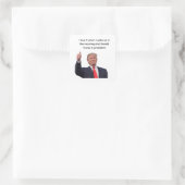 Donald Trump 2024 Vierkante Sticker (Tas)