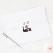 Donald Trump 2024 Vierkante Sticker (Envelop)