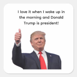 Donald Trump 2024 Vierkante Sticker