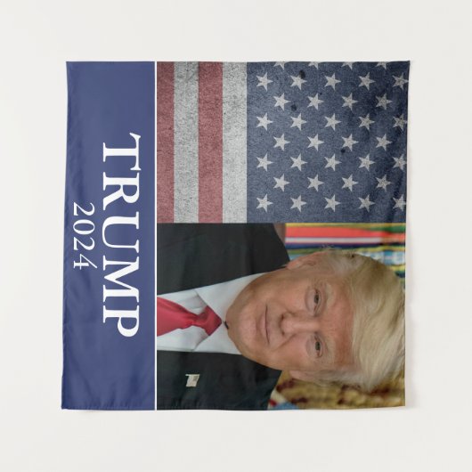Donald Trump 2024 Wandkleed (Voorkant (horizontaal))