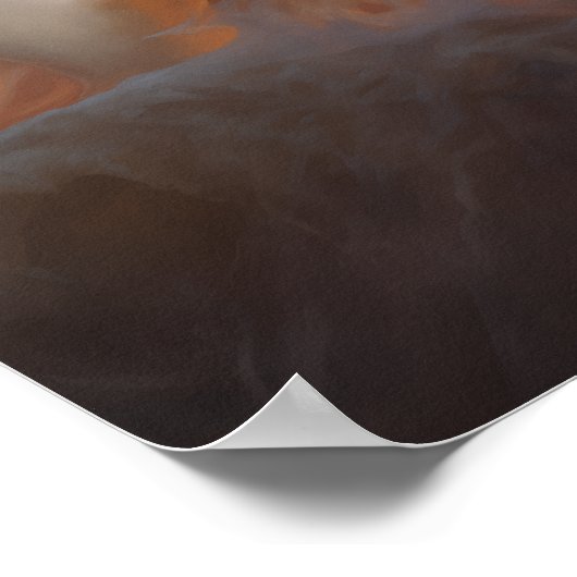 Donald Trump 2024 White Horse Knight Hero Funny AI Poster (Hoek)