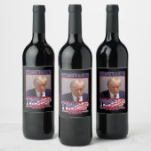 Donald Trump 2024 Wijn Etiket (Flessen)