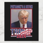 Donald Trump 2024 Wijn Etiket (Enkel label)