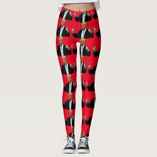 DONALD TRUMP 2024 YOGA BROEK LEGGINGS (Voorkant)