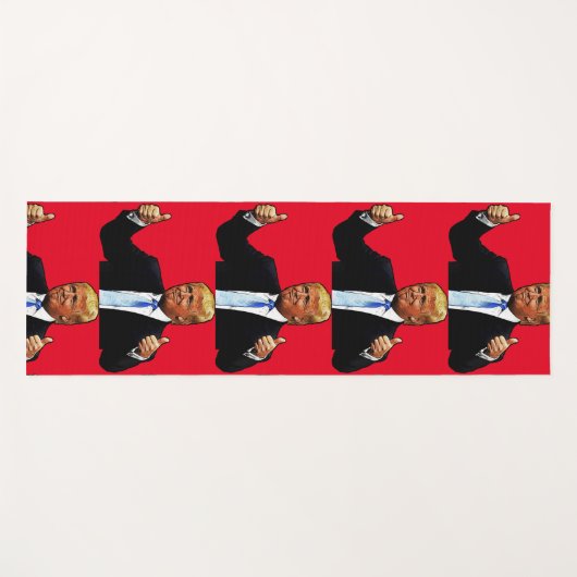 DONALD TRUMP 2024 YOGA MAT (Voorkant (horizontaal))