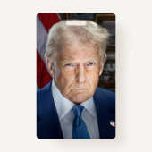 Donald Trump 2025 Amerikaans President Badge (Voorkant)