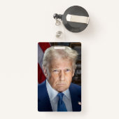 Donald Trump 2025 Amerikaans President Badge (Achterkant met intrekbare)